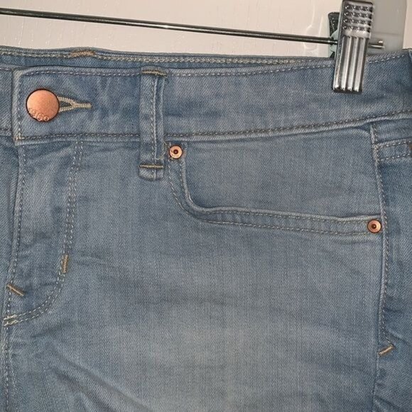 Gap 1969 Summer Cut-Offs Denim Shorts Size 27 Blue - Picture 6 of 10